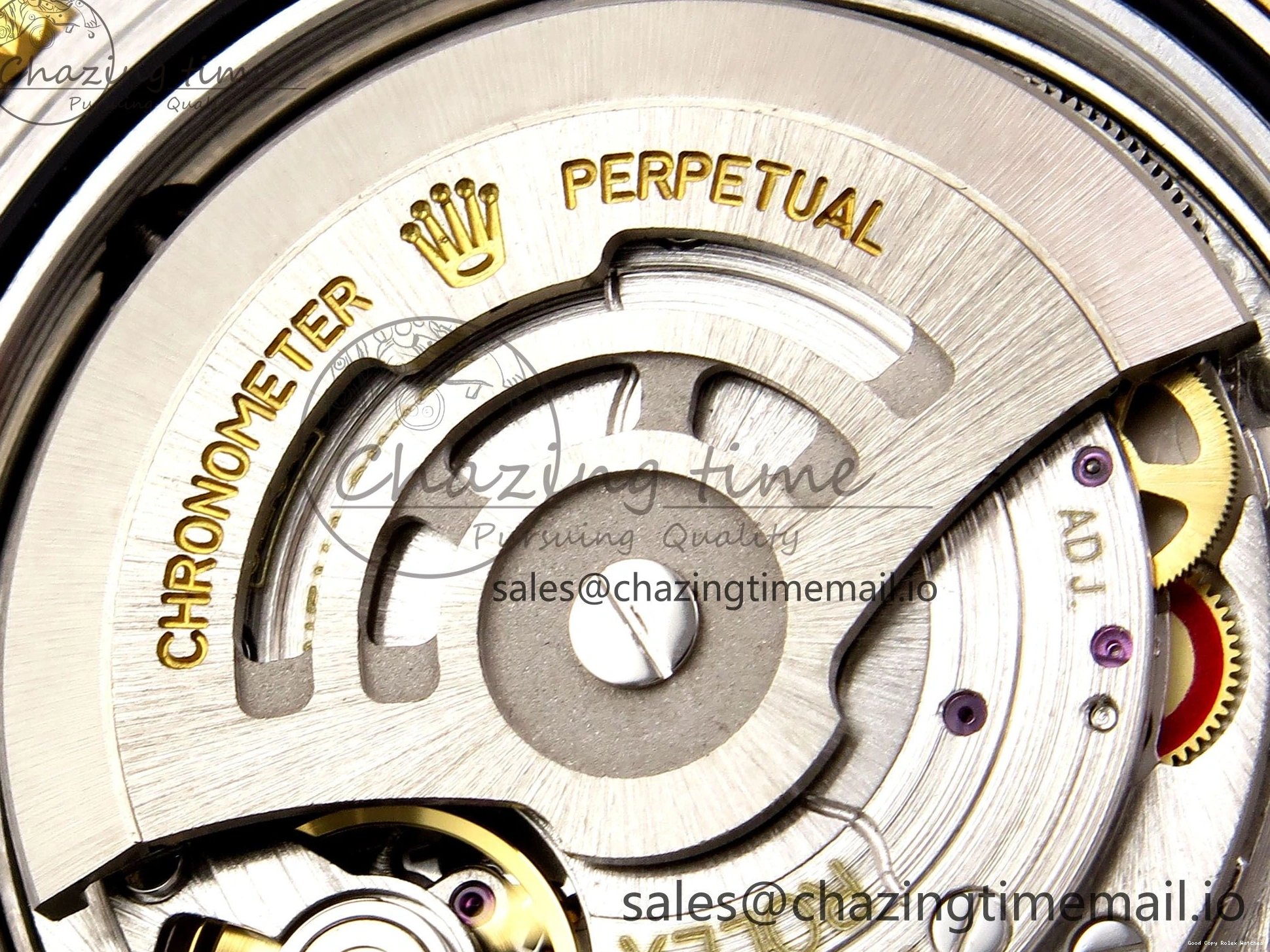 AAA Replica Watches Bracelet Thermal YG Best Edition Dial DateJust 41 Oyster 126333 EWEF SS on 976 YG Textured A 0104